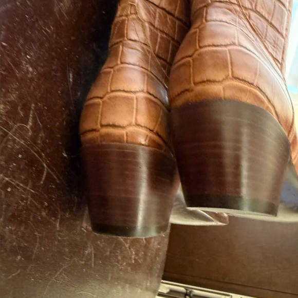 CITY Boots The Soho Boot Cognac Croc - Picture 8 of 9